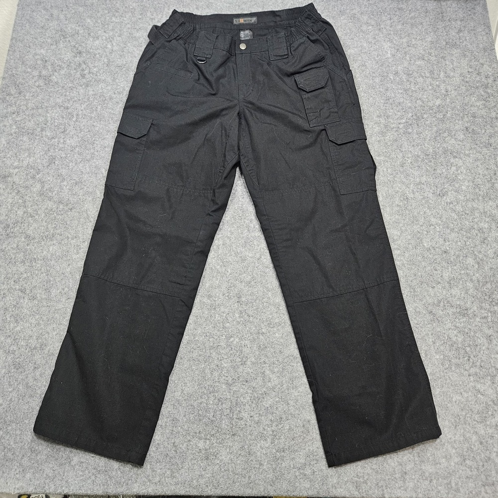5.11 Tactical‎ Women's Taclite Pro Pants Sz 14 All Black Ripstop EMS Police Duty